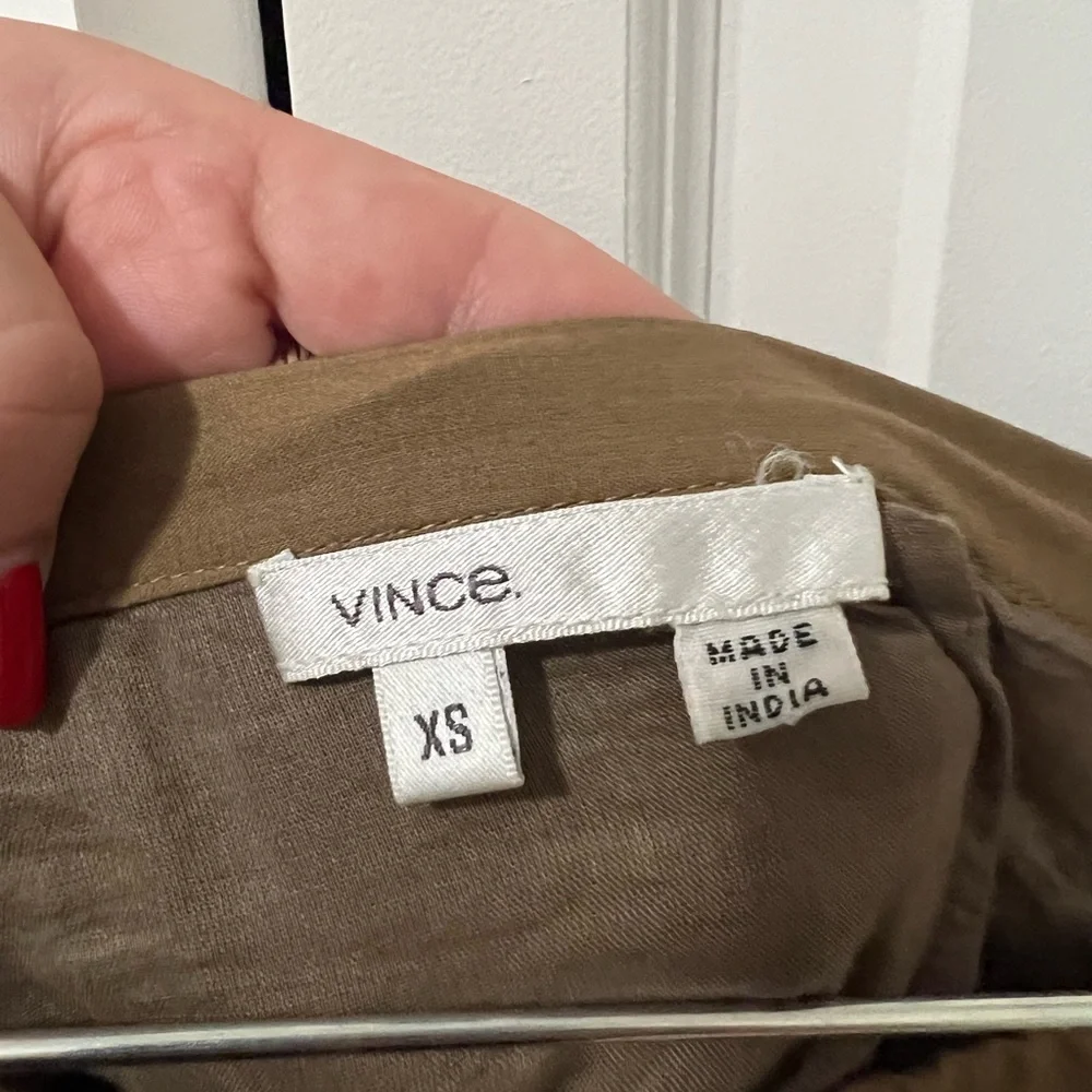 VINCE 90’s Embellished Brown Skirt (Size XS)